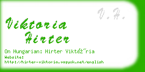 viktoria hirter business card